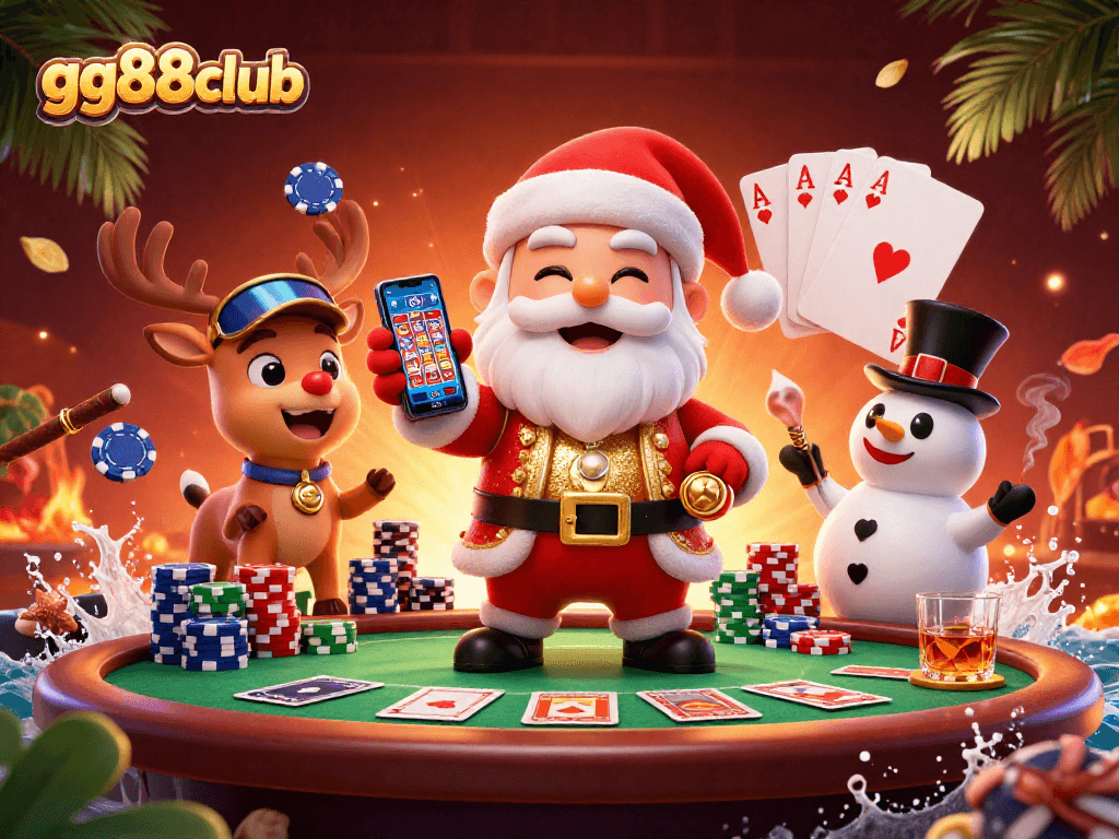Win exciting jackpots at gg88club with lively casino elements, vibrant characters, and action-packed gaming.