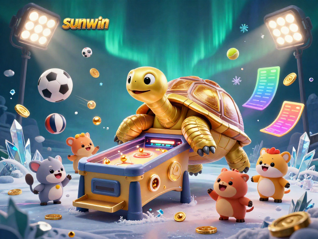 Experience the thrilling pinball action at Sunwin, where games come alive and excitement abounds.