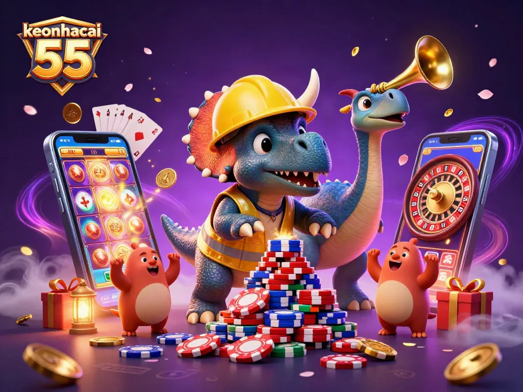Engage with the vibrant keonhacai 55 scene featuring colorful casino action and thrilling gameplay.