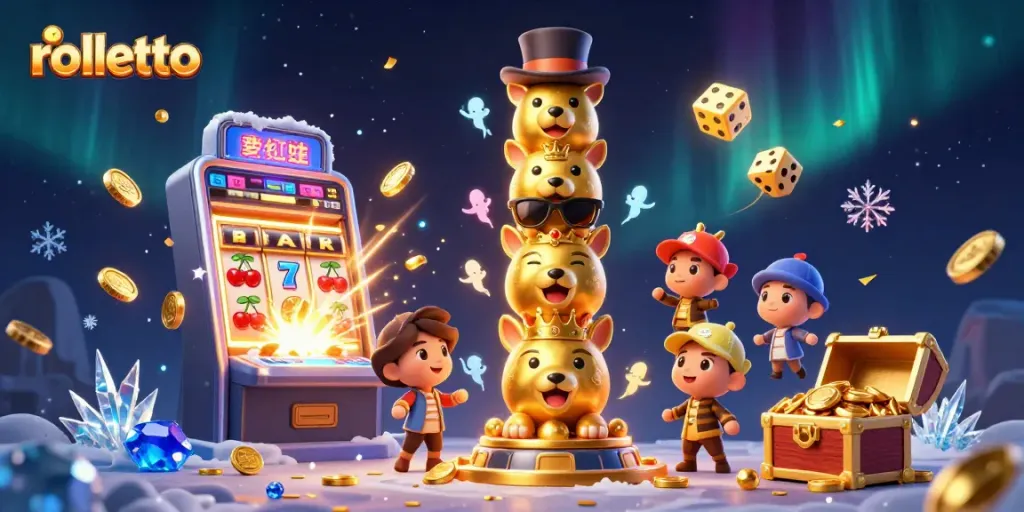 Experience excitement with rolletto's vibrant casino scene bursting with action and rewards.