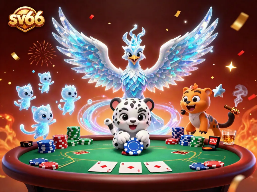 Experience thrilling gameplay with sv66 as a vibrant phoenix and cub capture casino excitement!