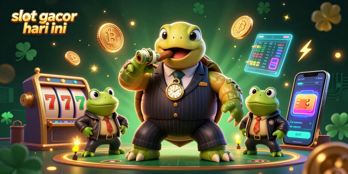 Engage in thrilling gameplay at slot gacor hari ini with vibrant characters, slot reels, and crypto elements.