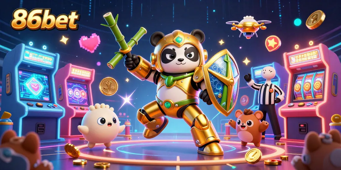 Experience big wins at 86bet's vibrant casino arena with lively game action and colorful characters.