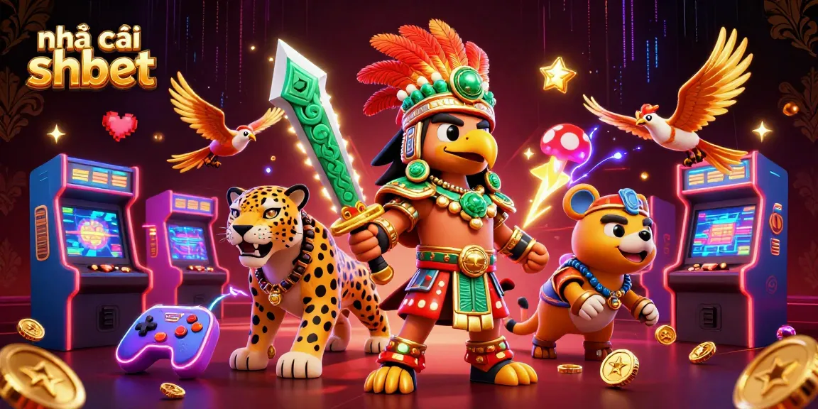 Experience the thrill of gambling with nhà cái shbet in a vibrant 3D casino world featuring colorful game elements.