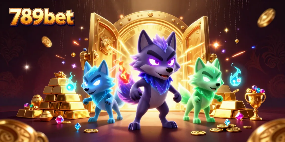 Join 789bet for exciting gaming experiences with shadow wolves guarding treasures and adventure.